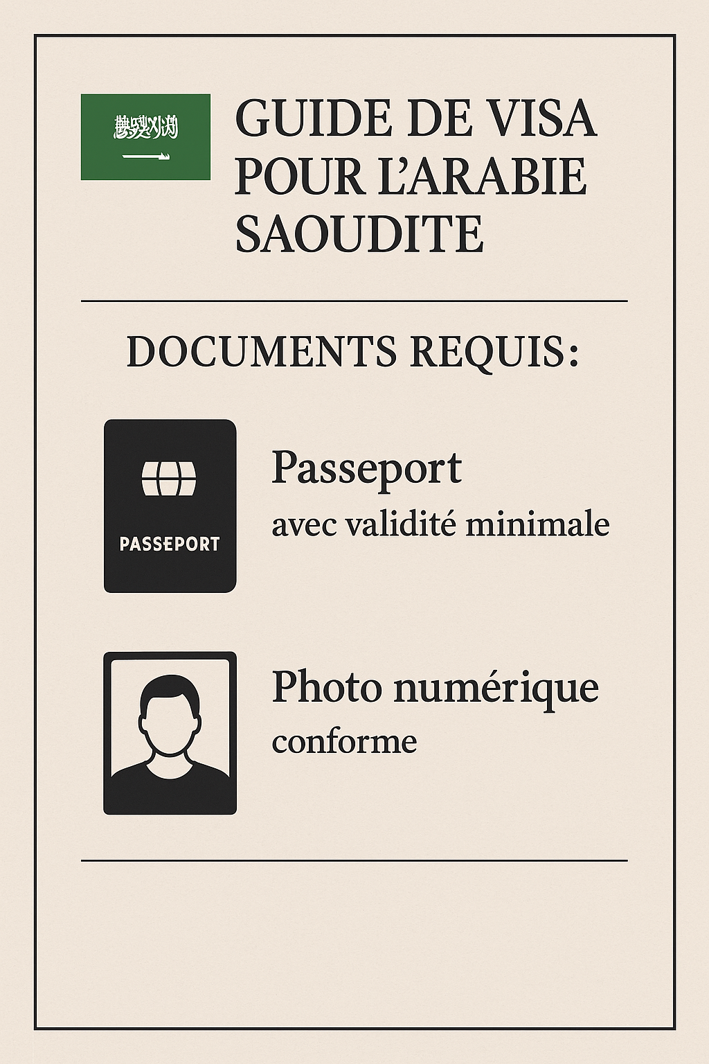 Guide de visa pour l'Arabie Saoudite